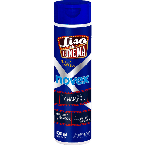 Embelleze Novex - Champú sin sal LISO DE CINE 300 ml