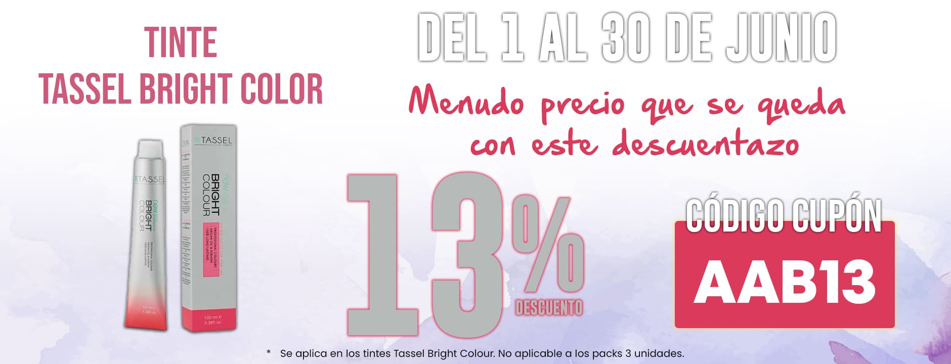 PARTI - CUPÓN TASSEL BRIGHT COLOUR 13% TINTES