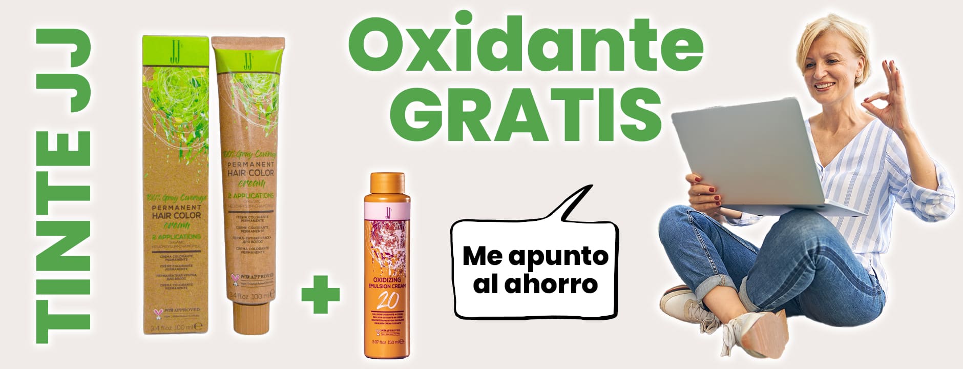 PARTI - TINTE JJ + OXIDANTE GRATIS