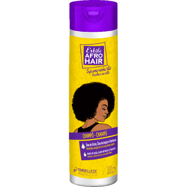 Embelleze Novex - Champú sin sal AFROHAIR 300 ml