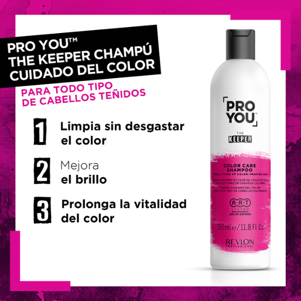 Revlon Proyou - Champú Cabellos Teñidos THE KEEPER 350 ml