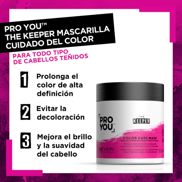 Revlon Proyou - Mascarilla Cabellos Teñidos THE KEEPER 500 ml