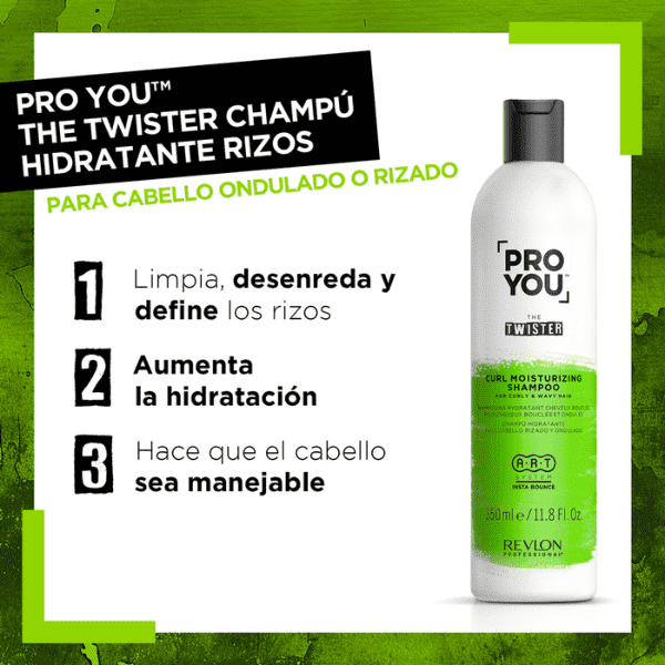 Revlon Proyou - Champú Rizo THE TWISTER 350 ml