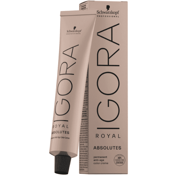 Schwarzkopf - Tinte Igora Royal Absolutes 7/140 Rubio Medio Ceniza Beige Natural 60 ml 