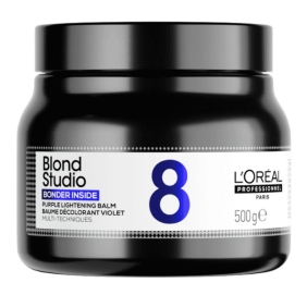 L`Oréal - Bálsamo Aclarador Violeta BLOND STUDIO 8 BONDER INSIDE 500 gramos