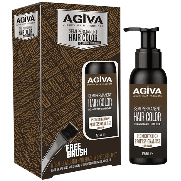 Agiva - Tinte para Barba Marrón