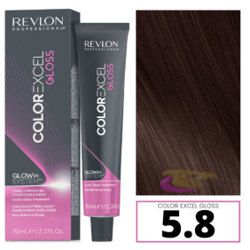 Revlon - Baño COLOR EXCEL GLOSS 5.8 Dusk Nude (sin amoniaco) 70 ml