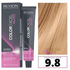 Revlon - Baño COLOR EXCEL GLOSS 9.8 Dawn Nude (sin amoniaco) 70 ml