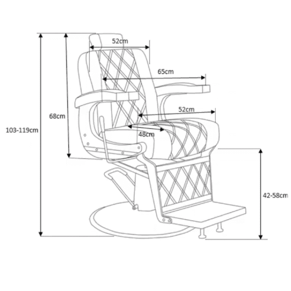 Eurostil - Sillón Barbero VIGOR Negro (04888)