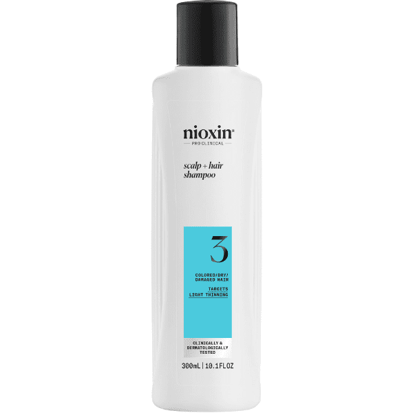 Nioxin - Champú SISTEMA 3 Cabello TEÑIDO Ligera Pérdida de Densidad 300 ml