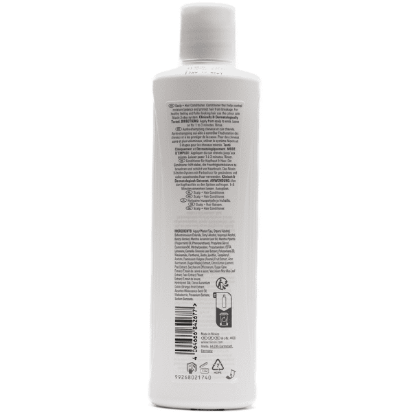 Nioxin - Acondicionador SISTEMA 3 Cabello TEÑIDO Ligera Pérdida de Densidad 300 ml