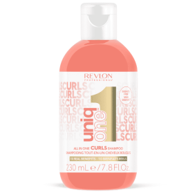 Revlon - Champú Rizos UNIQ ONE CURLS Sin Sulfatos (Vegano) 230 ml