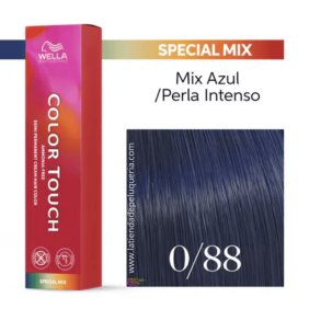 Wella - Baño COLOR TOUCH Special Mix 0/88 Azul Intenso (intensificador) (sin amoniaco y vegano) 60 ml