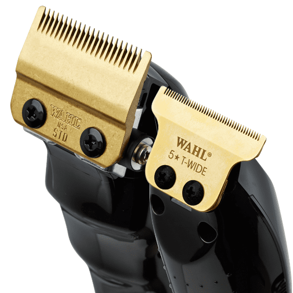 Wahl - CORDLESS BARBER COMBO Máquina Cortapelo MAGIC CLIP CORDLESS NEGRA + Máquina Patillera DETAILER-LI NEGRA