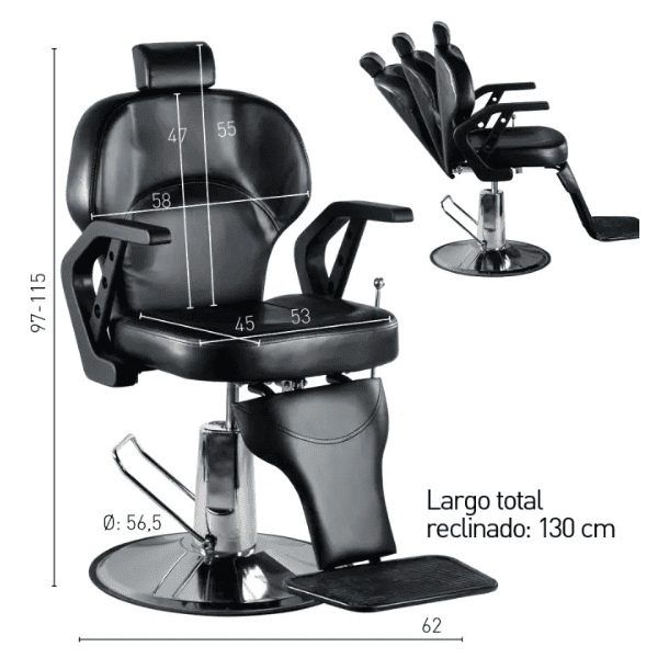 Italian Design - Sillón Barbero BARBER BASIC (IDBASICA8079)