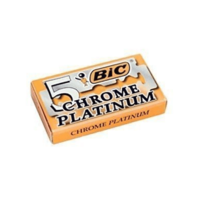 Bic - 1 cajita de cuchillas de 5 hojas CHROME PLATINUM