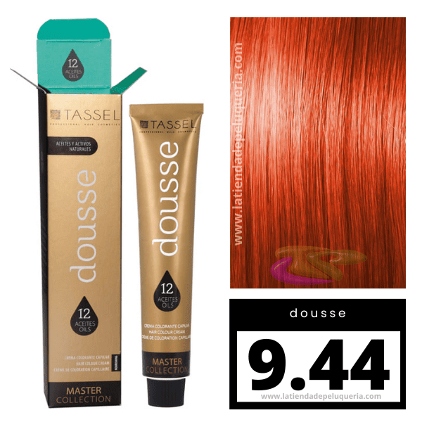 Tassel - Tinte DOUSSE Nº 9.44 RUBIO EXTRA CLARO COBRE INTENSO 100 ml (07863)