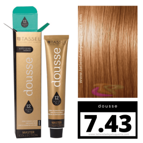 Tassel - Tinte DOUSSE Nº 7.43 RUBIO MEDIO COBRE DORADO 100 ml (07864)