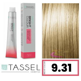 Tassel - Tinte BRIGHT COLOUR con Argán y Keratina Nº 9.31 RUBIO MUY CLARO DORADO CENIZA 100 ml (09271)