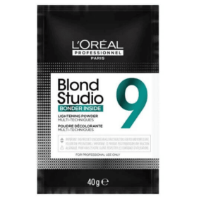 L`Oréal - Polvo Decolorante SOBRE (decoloración) BLOND STUDIO 9 BONDER INSIDE (Multi-Técnicas) 40 gramos