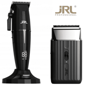 JRL - KIT CORTE ONYX (Máquina Cortapelo ONYX 2020C-B (con base de carga) + Afeitadora ONYX SH2301 SF PRO SHAVER)