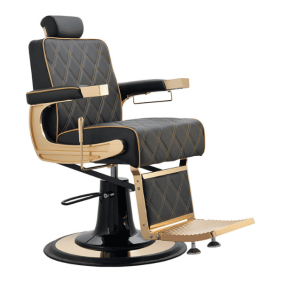 Mudi - Sillón Barbero CREW GOLD BLACK BARBER CHAIR