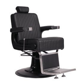 Mudi - Sillón Barbero QUIFF BLACK BARBER CHAIR