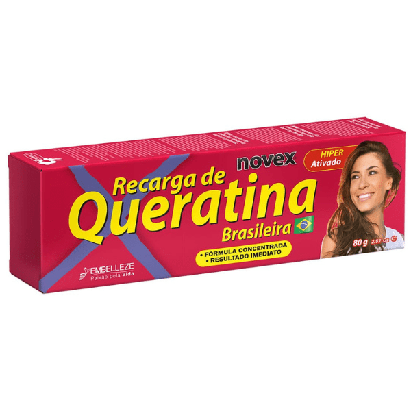 Embelleze Novex - Recarga de QUERATINA BRASILEÑA (protección y reparación) 80g